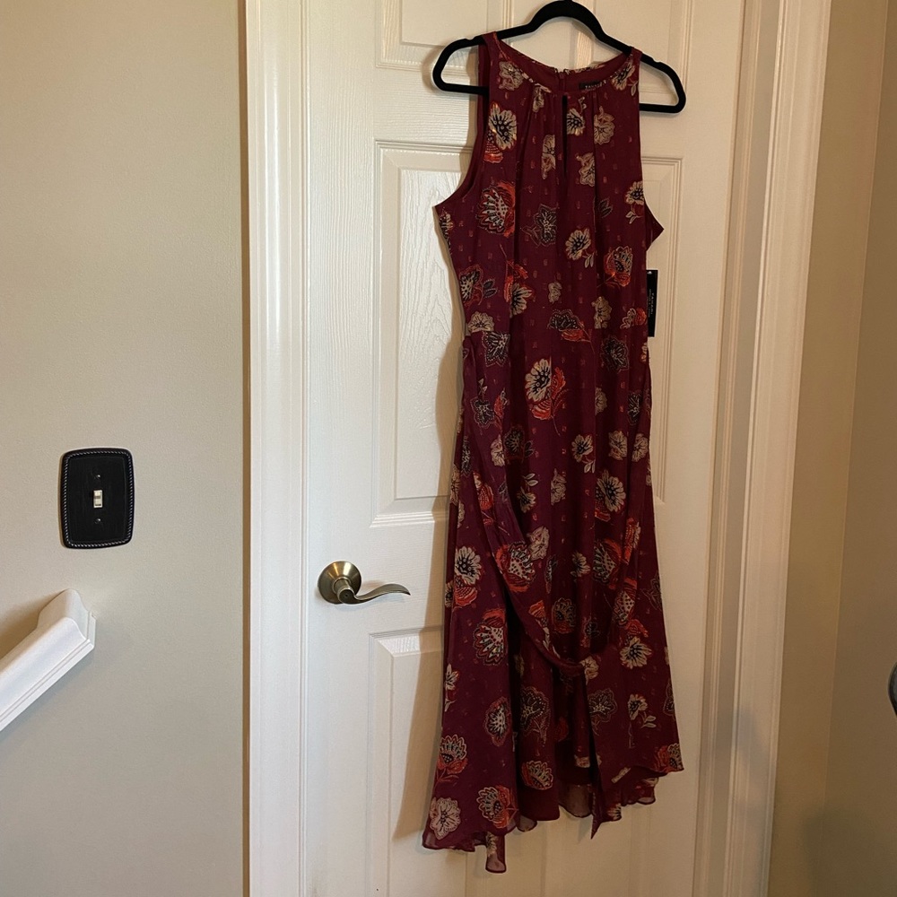 NWT Tahari Chiffon Dress - Picture 4 of 6